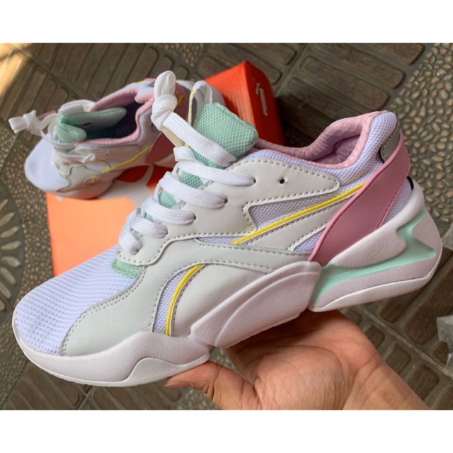 Jual PREMIUM ORIGINAL Sepatu Puma RsX Nova Barbie All White White Peach Pink Blue Tosca Black Cewek Shopee Indonesia