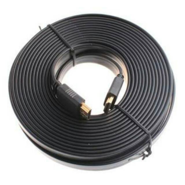 Jual KABEL HDMI 10M FLAT / HDMI 10 M / HDMI 10 METER | Shopee Indonesia
