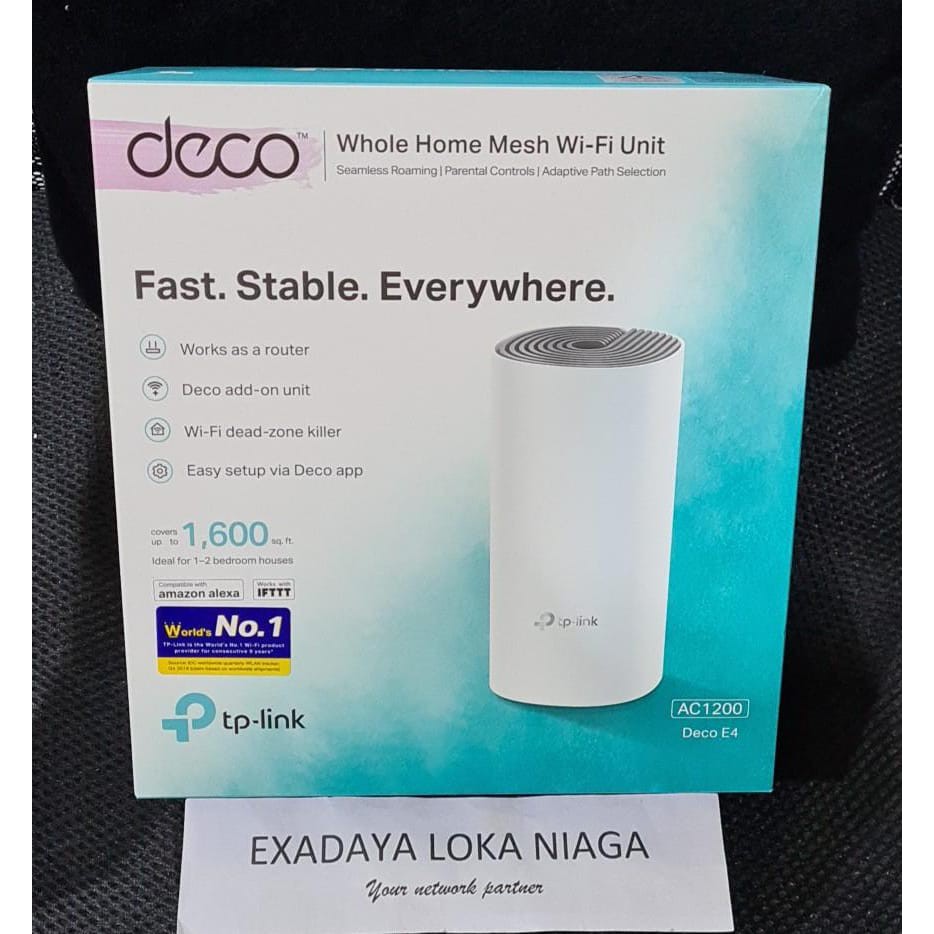 Jual TP-LINK Deco E4 AC1200 Whole Home Mesh WiFi System ( 1pcs / pack ...