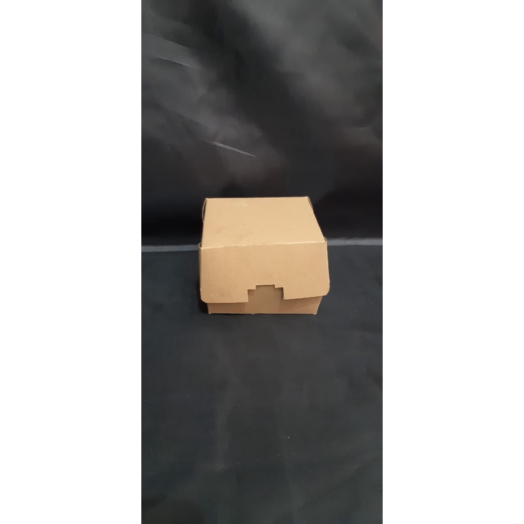 Jual DUS BOX BURGER RAKIT LAMINASI KRAFT isi 10 pcs | Shopee Indonesia