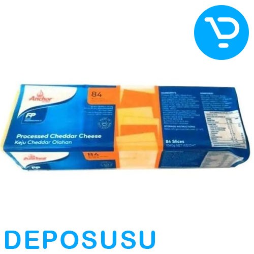 Jual keju slice ANCHOR RED CHEDDAR CHEESE SLICES isi 84 Lembar28