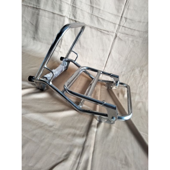 Jual Backrack madrid vespa super sprint px excel spartan chrome besi