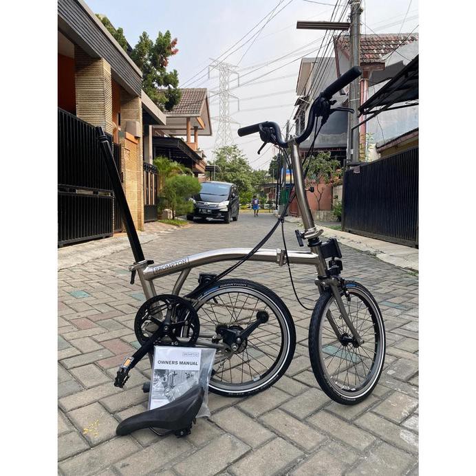 Jual brompton store titanium bekas