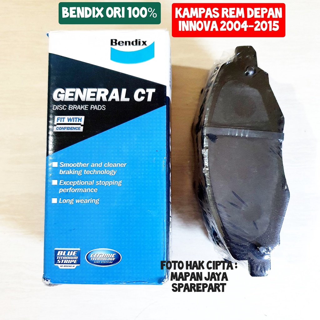 Jual BRAKE PAD BENDIX KAMPAS REM DEPAN INNOVA (20052015) DB1751