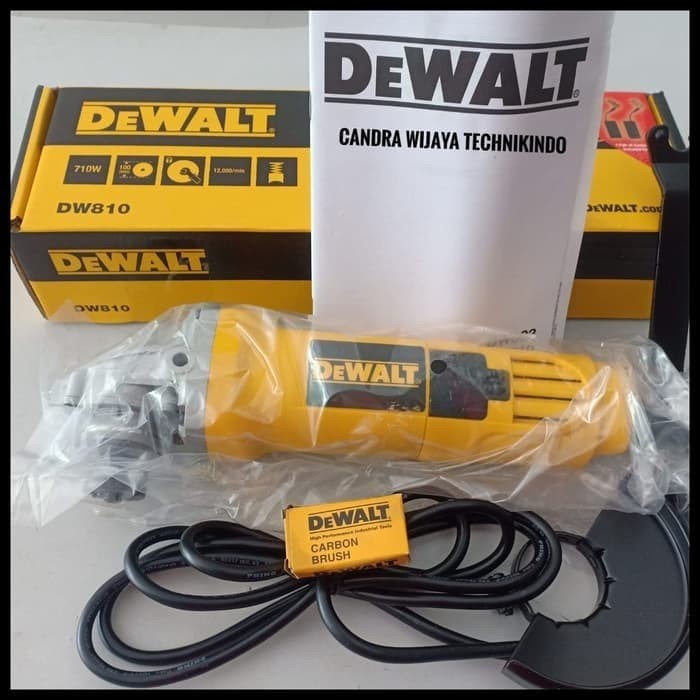 Jual DW810B-B1 Dewalt Mesin Gerinda Tangan 100mm 680W Bonus Carbon ...