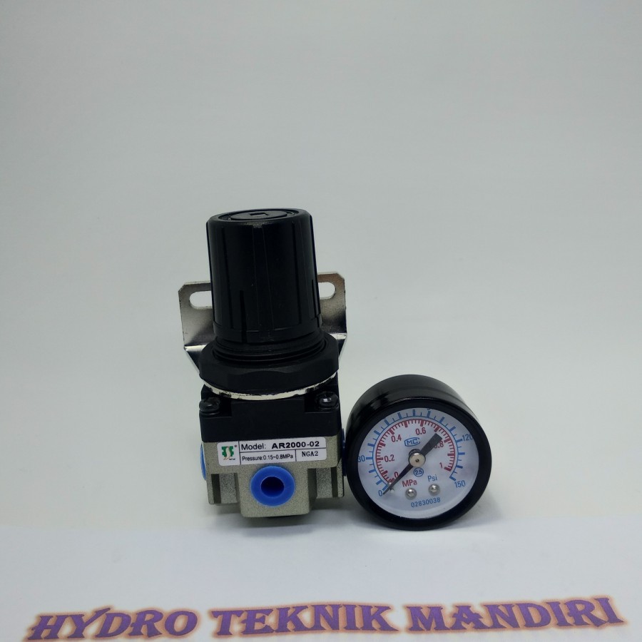 1/4 Mini Manometer Luft Druck Regler Druckminderer Druckluft AR
