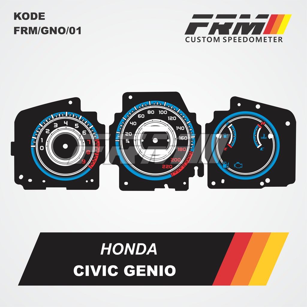 Jual Bisa COD Custom Panel Speedometer Honda Civic Genio | Shopee Indonesia