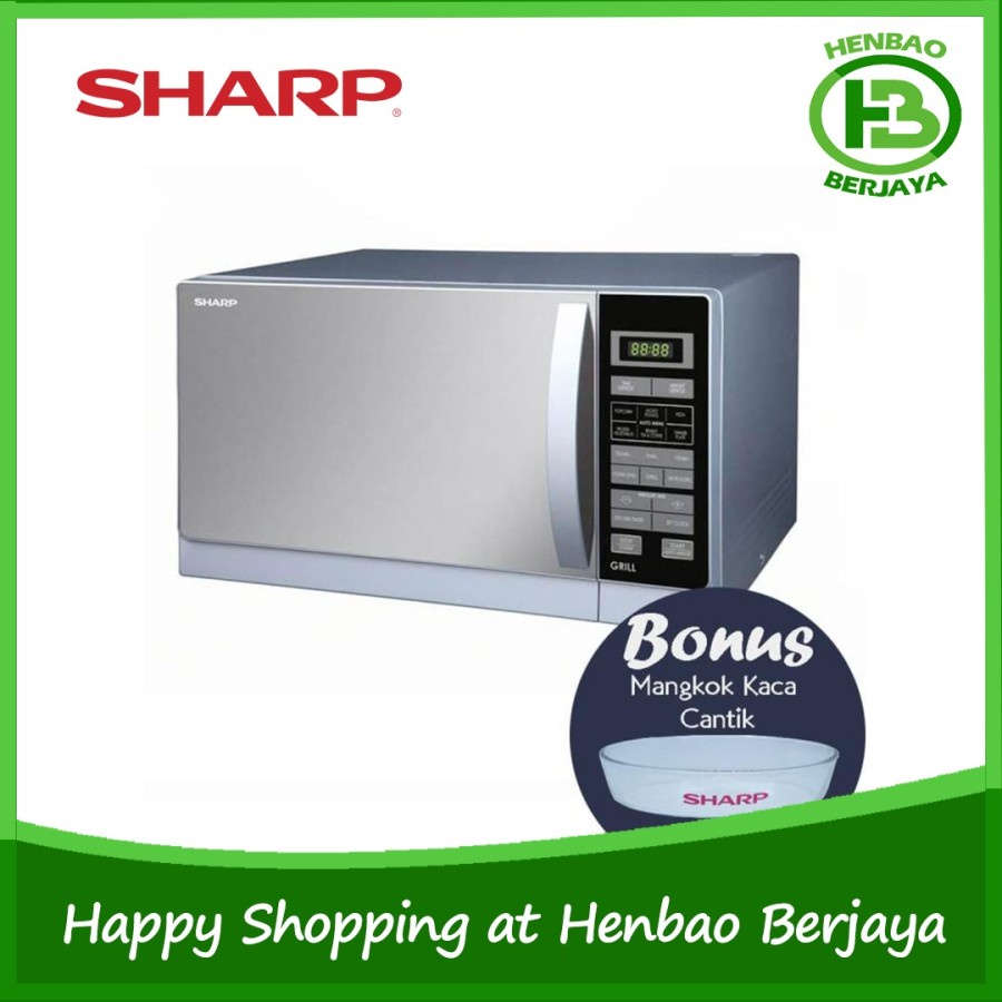 Jual Sharp Microwave Oven 25 Liter Grill R728(S)IN R728SIN Silver ...
