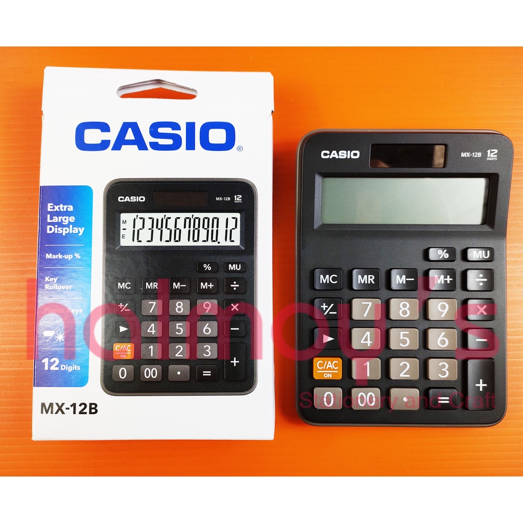 Jual CALCULATOR / KALKULATOR CASIO MX 12 ( ORIGINAL ) | Shopee Indonesia