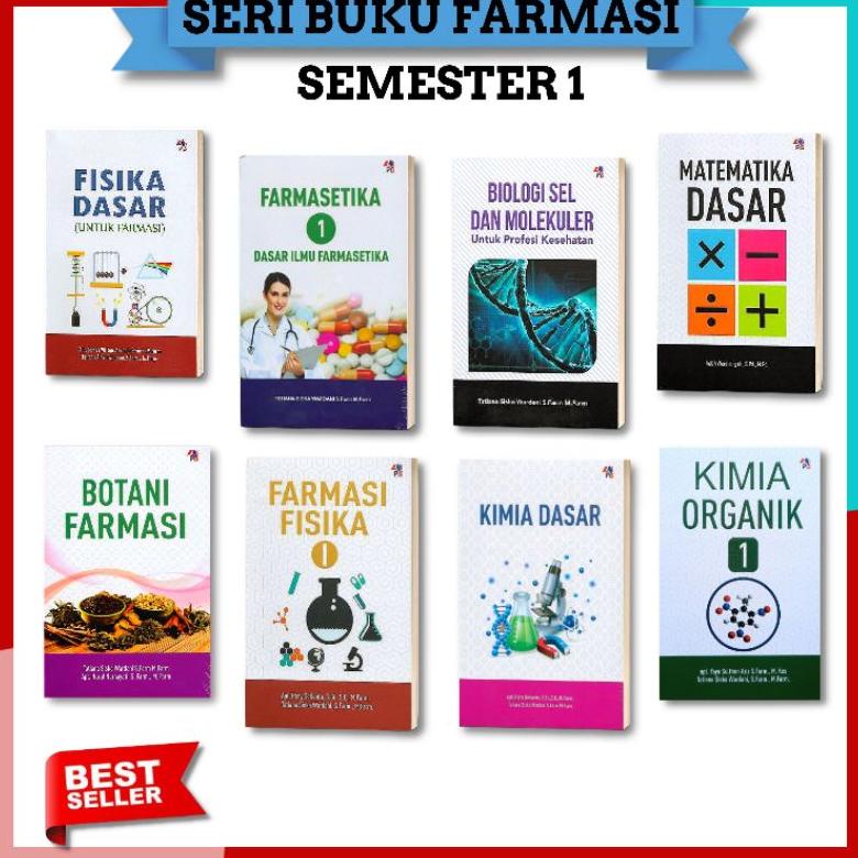 Jual Buku FARMASI Semester 1 FISIKA DASAR FARMASETIKA BIOLOGI SEL DAN ...