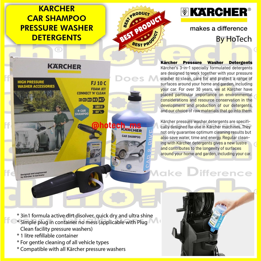 Jual Karcher | FJ 10 C FOAM JET CONNECT 'N' CLEAN WITH STONE CLEANER 3 ...