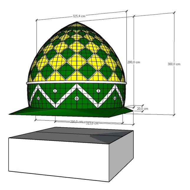 Jual KUBAH MASJID FIBER | Shopee Indonesia