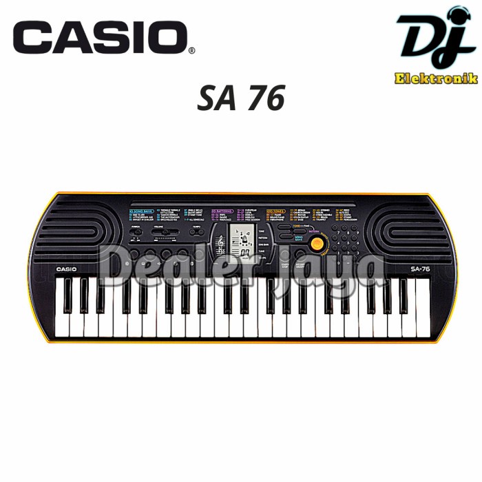CASIO SA-76 キーボード 約1年使用（カシオ CASIO ミニ