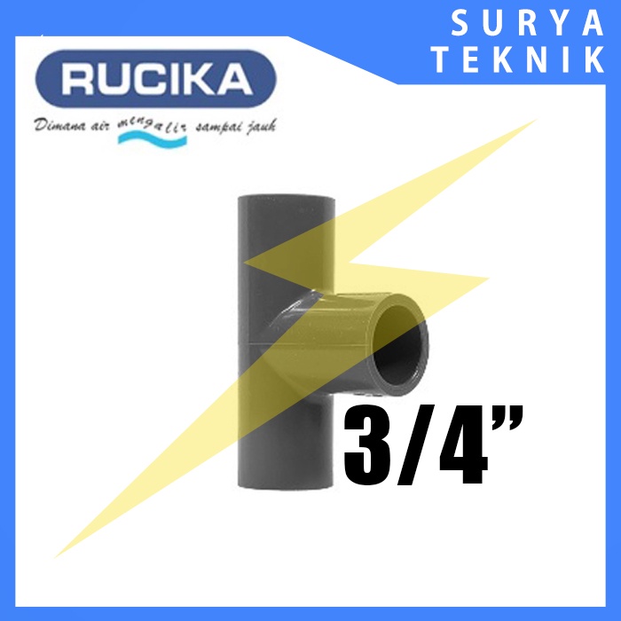 Jual Sambungan Pipa Fitting Pvc Tee Aw 3 4 Inch Tee Aw 3 4 Inch