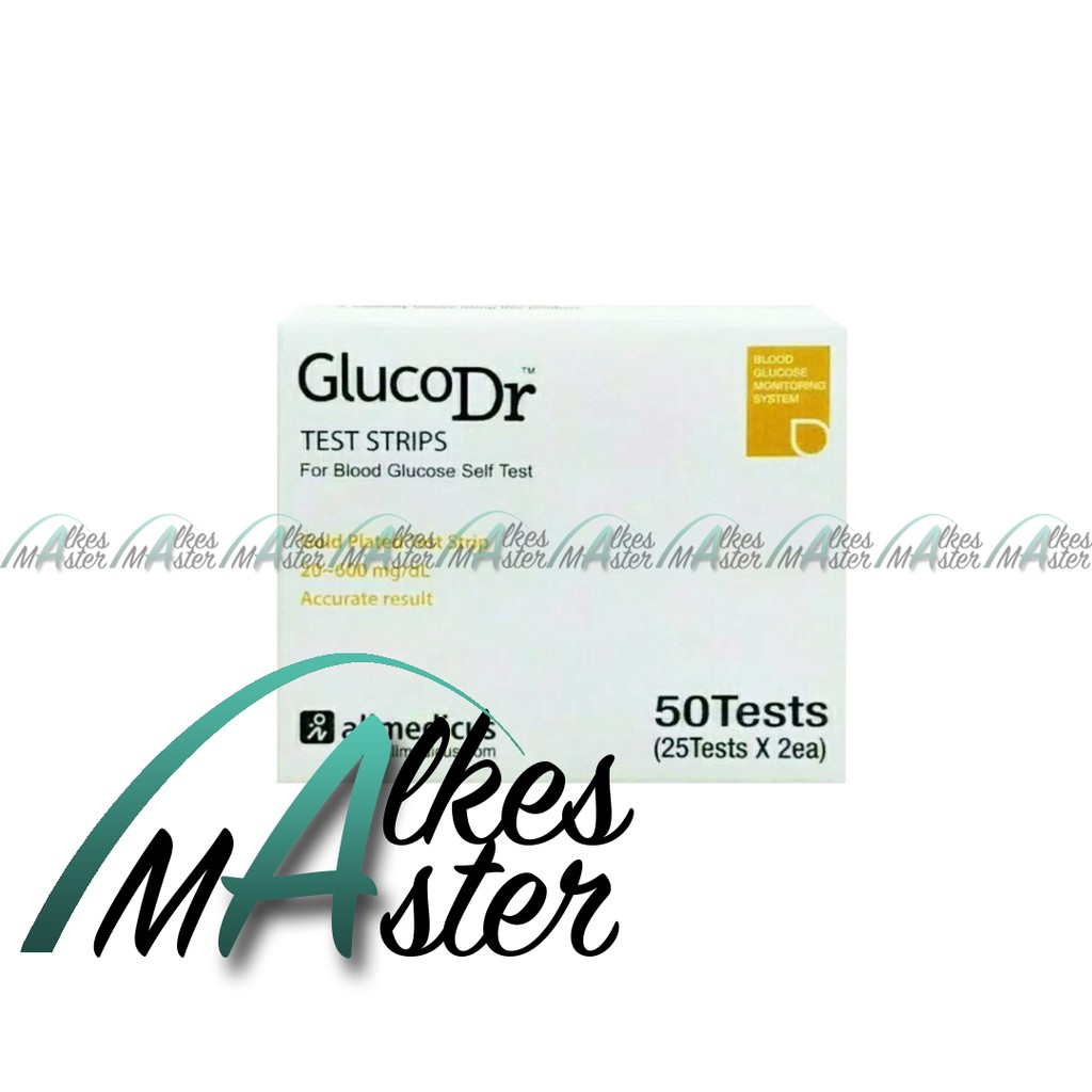 Jual Gluco Dr Bio Sensor Glucose Strip / Strip gula darah Gluco Dr AGM