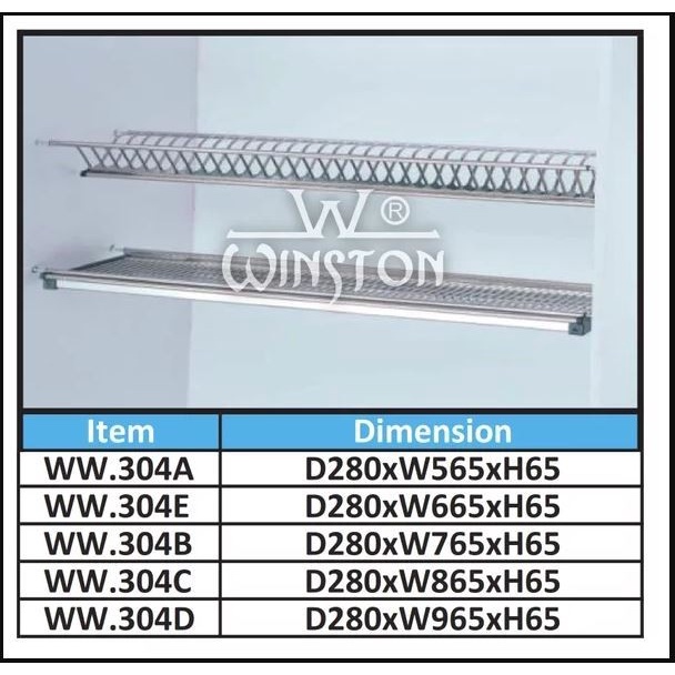 Jual Promo Winstonsby Rack Ww D Rak Piring Gelas Stainless