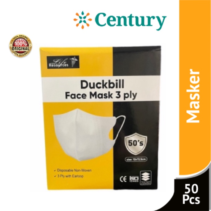 Jual Life Resources Duckbill Face Mask 3 Ply Mix Colour 50s / Masker ...