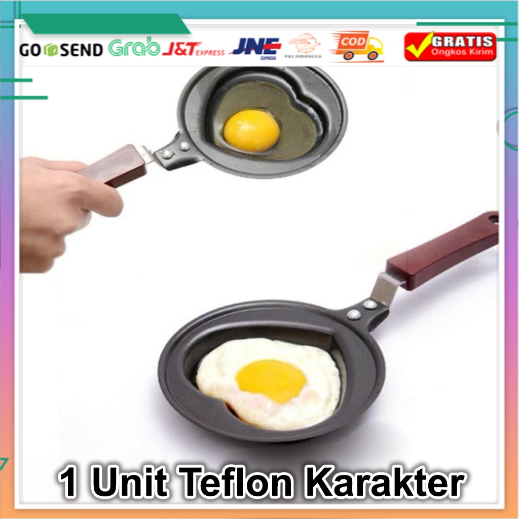 Jual Teflon mini karakter random / Frying pan mini / Pan telur wajan ...
