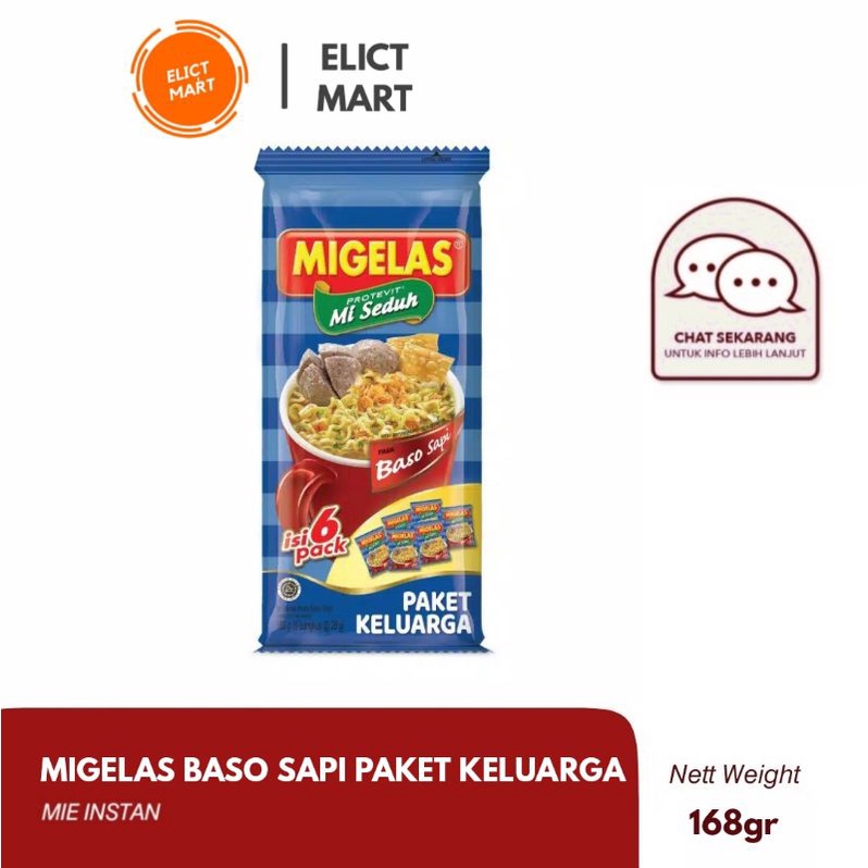 Jual Migelas Baso Sapi Paket Keluarga 6 Sachets Shopee Indonesia 3702