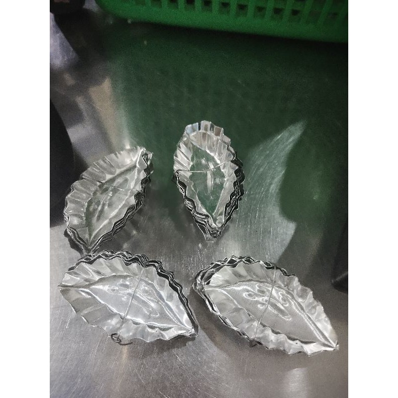 Jual Cetakan Nastar Daun aluminium / cetakan kue kering nastar motif ...