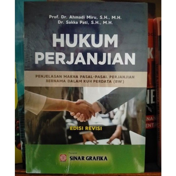 Jual Hukum Perjanjian; Penjelasan Makna Pasal-Pasal Perjanjian Bernama ...