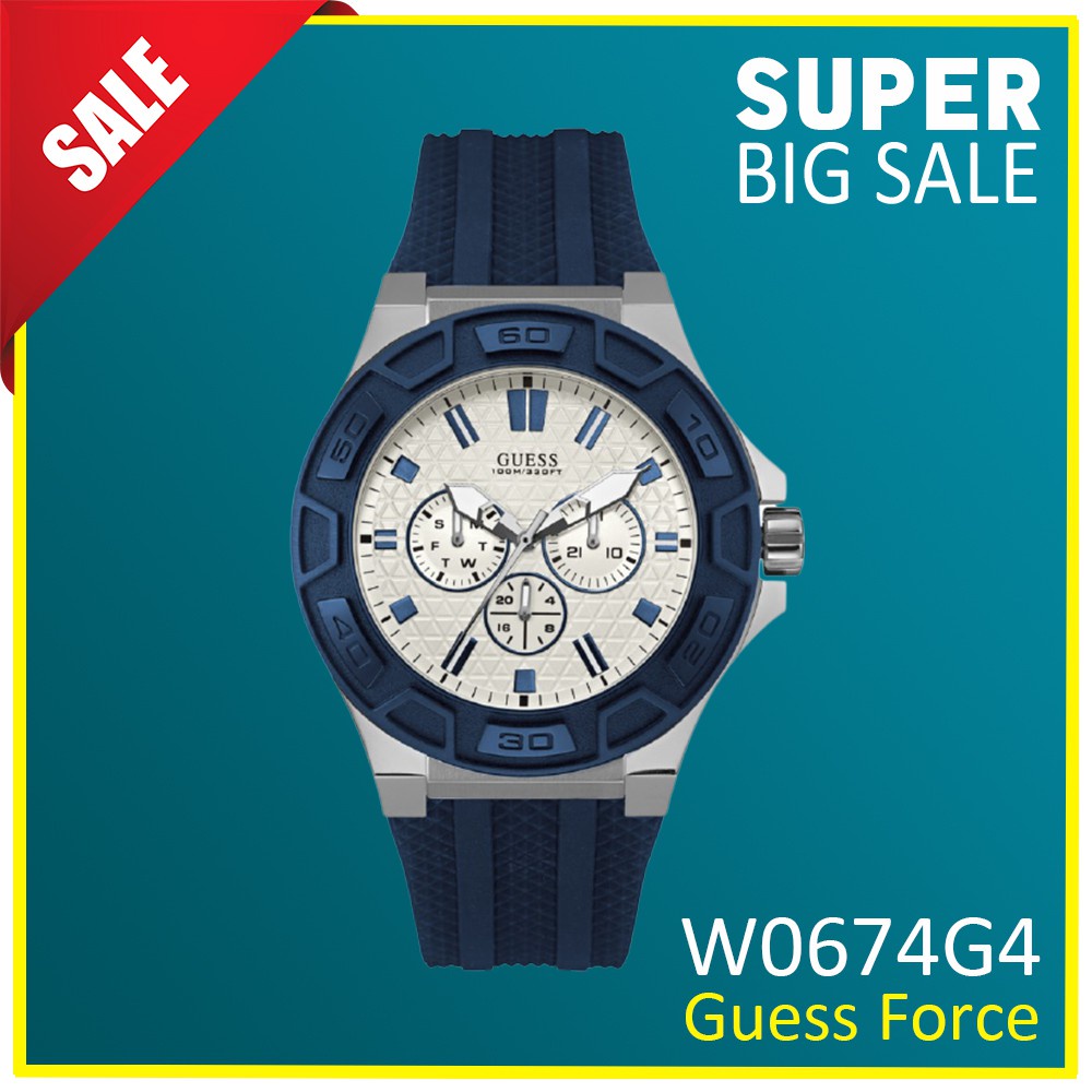 Jam Tangan Guess W0674G4 Pria Original