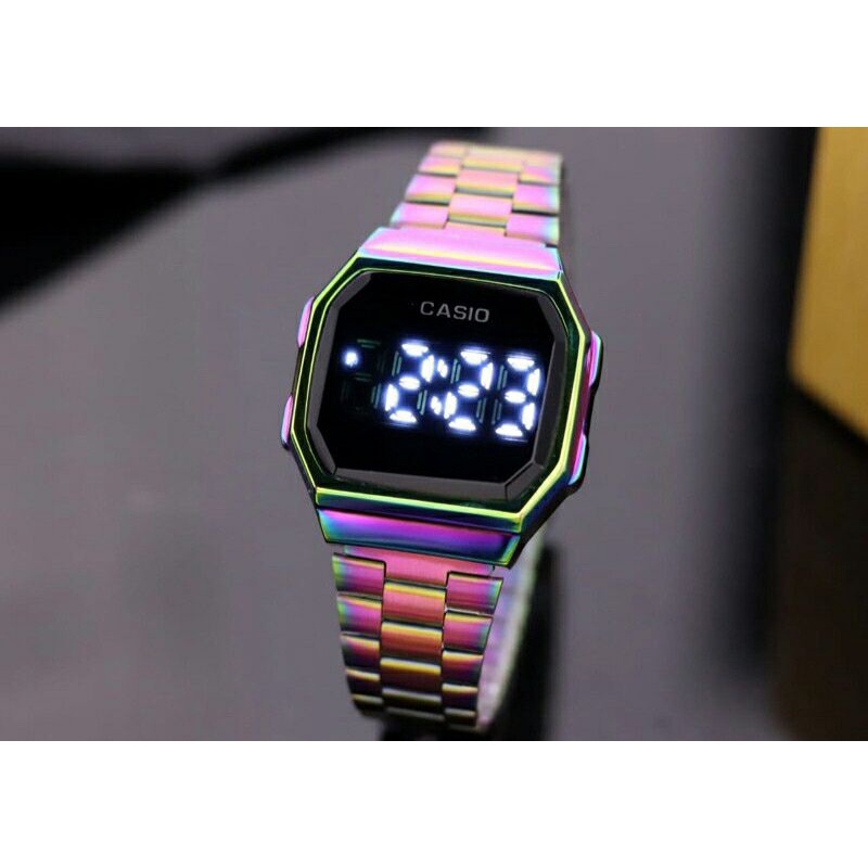 Casio jam tangan wanita Digital LED touch screen jam tangan kekinian  jam tangan LED