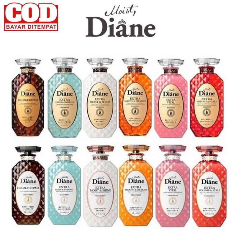 Jual Moist Diane Original Japan Shampoo & Treatment 450ml | Shopee ...