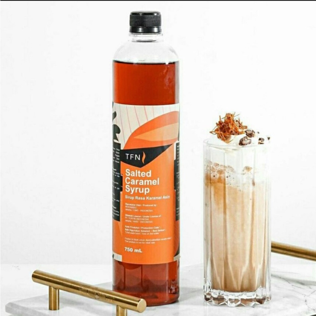 Jual toffin salted caramel syrup / sirup rasa caramel 750m | Shopee ...