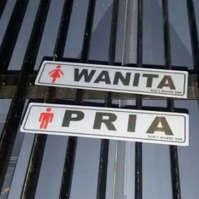 Jual Sign Label Acrylic Toilet Wanita Atau Pria Sign Board Akrilik Pria Wanita Shopee Indonesia 8050