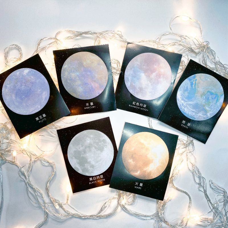Jual PLANET STICKY NOTES //STICKY NOTES PLANET//STICKY NOTES LUCU ...