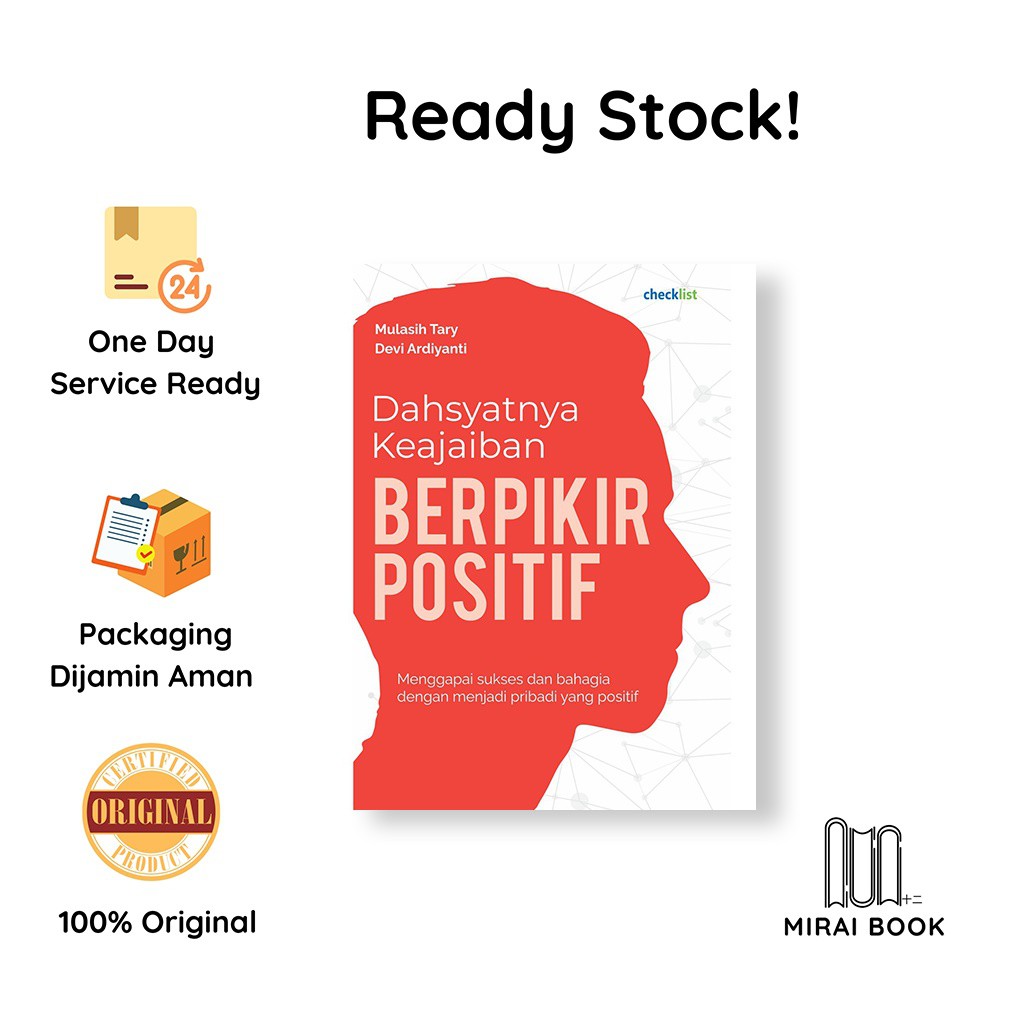 Jual Dahsyatnya Keajaiban Berpikir Positif Mulasih Tary Devi Ardiyanti Checklist Shopee