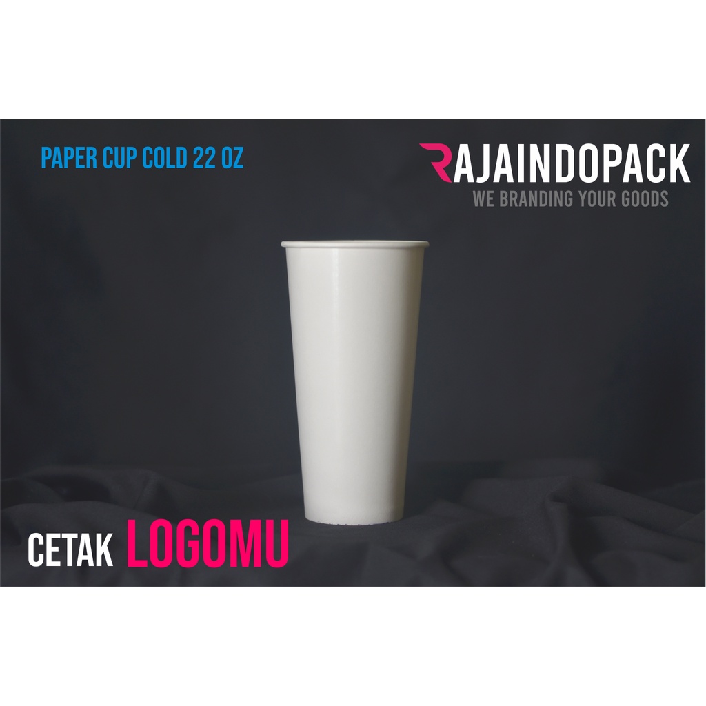 Jual Paper cup cold polos 22oz | Shopee Indonesia