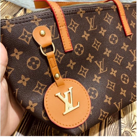 Jual SALE ! TAS WANITA HANDBAG LV TOTE EVELYN SUPER QUALITY IMPORT BATAM