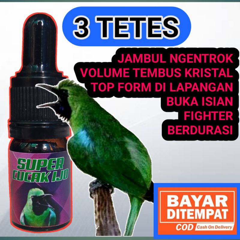 Jual Super Cucak Ijo Vitamin Suplemen Gacor Lomba Burung Cucak Ijo