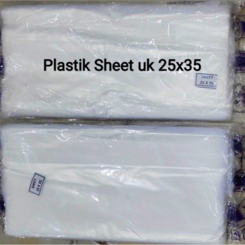 Jual Plastik Sheet uk25x35/Plastik Alas Nasi/Plastik Alas Martabak