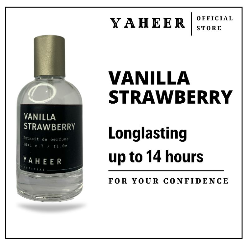 YAHEER PARFUM VANILLA STRAWBERRY