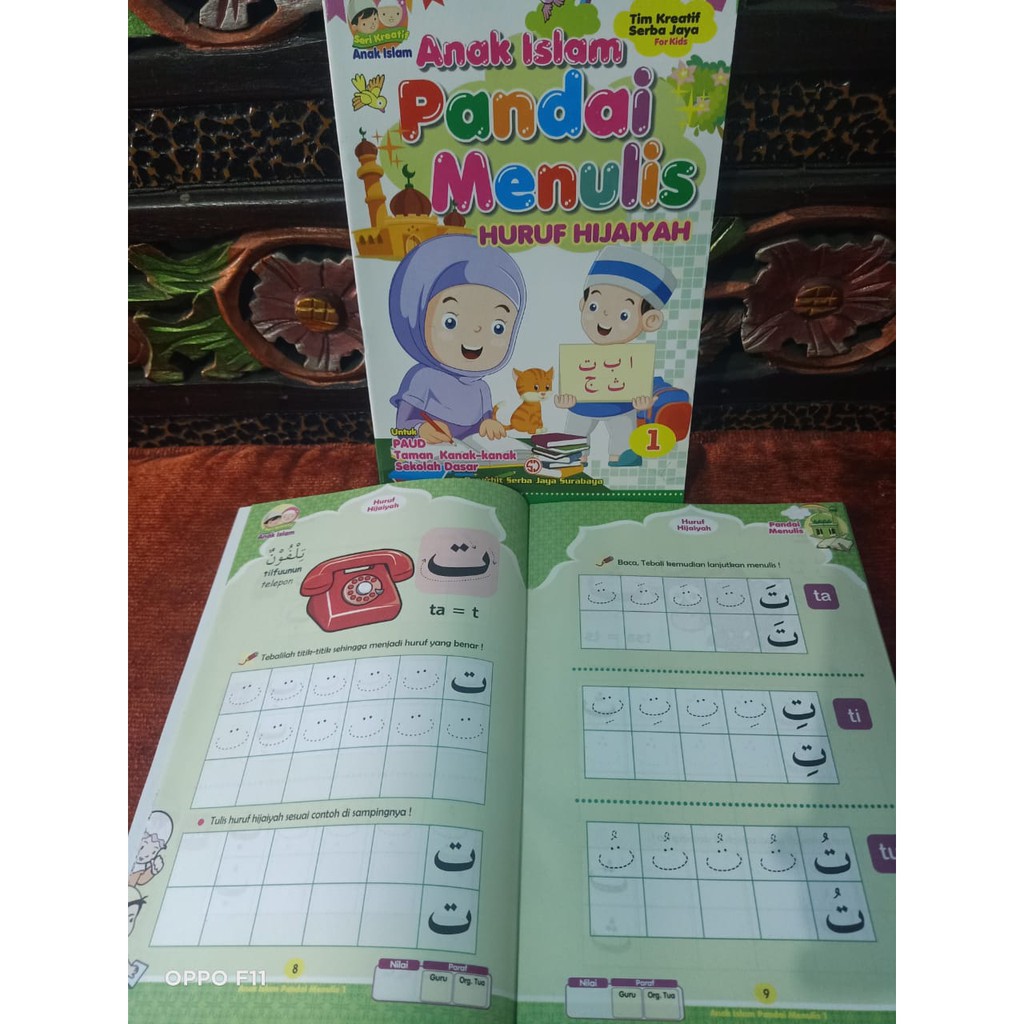 Jual (COD) BUKU ANAK TK DAN PAUD MENULIS ANGKA DAN HURUF HIJAIYAH ...