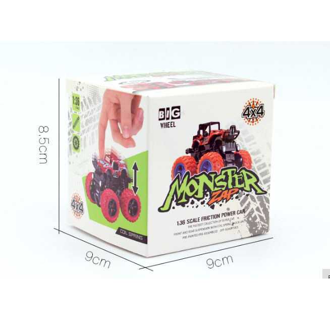 Jual Monster Zap Mainan Mobil Jip Off Road 4 Drive Inertial Bigfoot ...