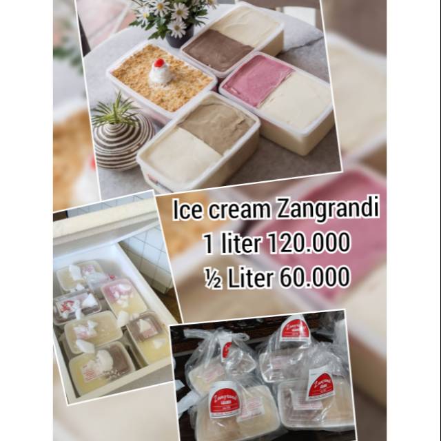 Jual ICE CREAM ZANGRANDI 500 ML ( PROMO) Shopee Indonesia