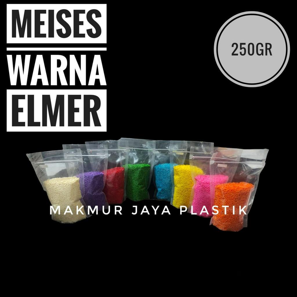 Jual Meses Warna Elmer Meises Warna Warni 250 Gr Shopee Indonesia