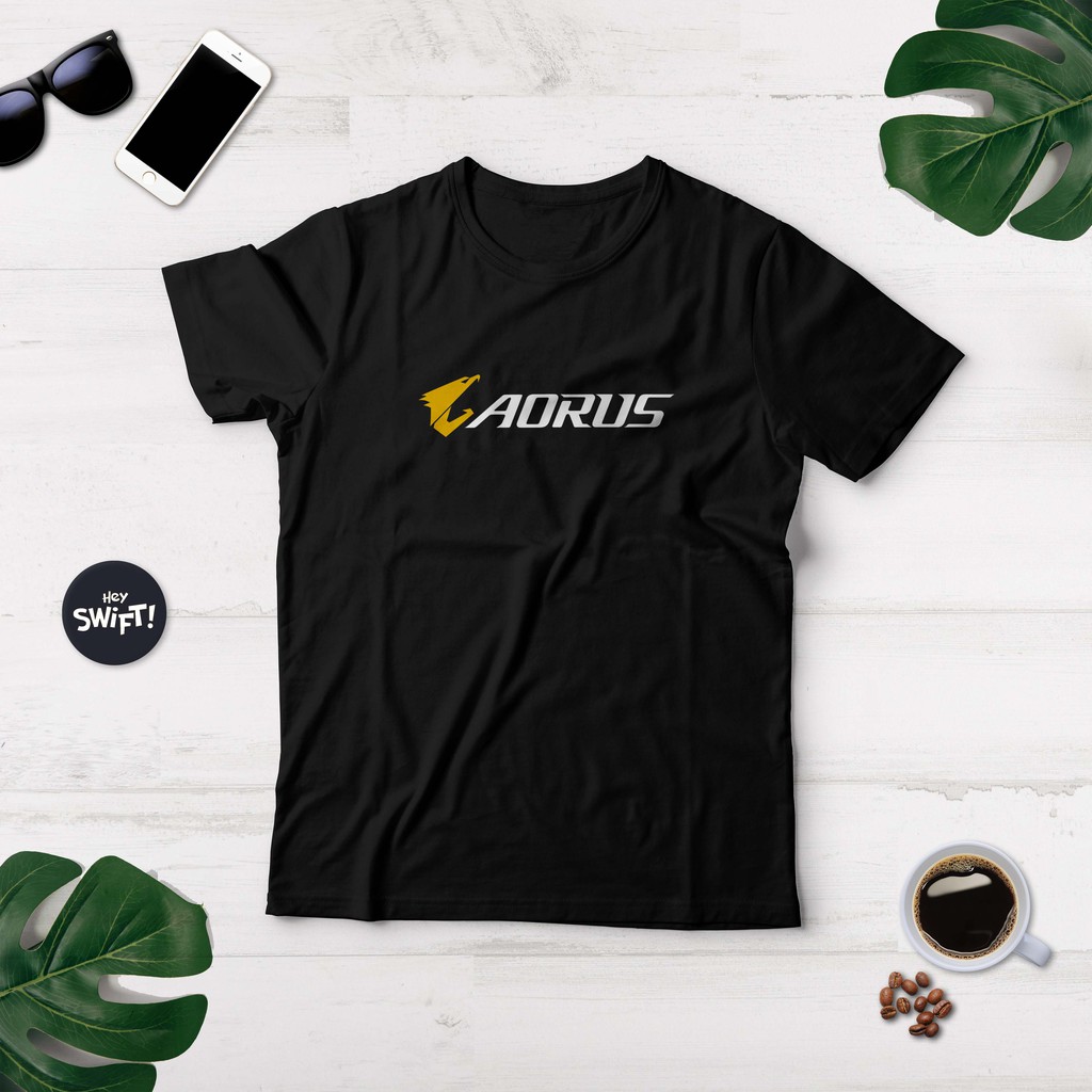 Jual KAOS AORUS GAMING BY GIGABYTE LOGO T SHIRT GAME BAJU DISTRO Shopee Indonesia
