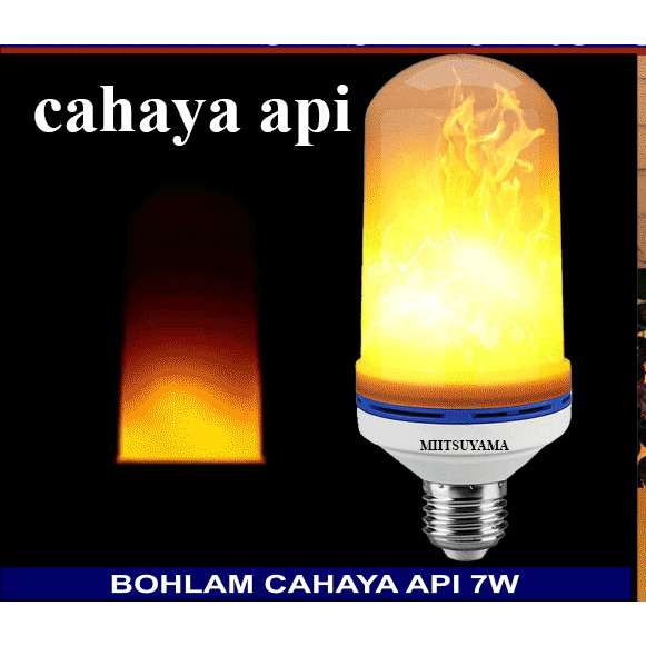 Jual LAMPU LED API BOHLAM LAMPU LED E27 FLAME EFFECT MITSUYAMA MS ...
