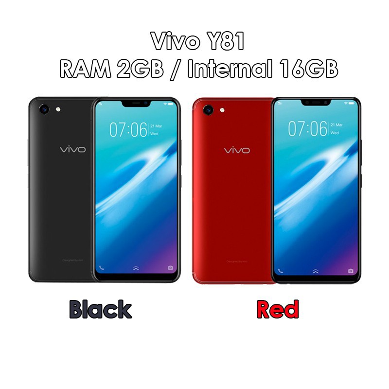 Jual Vivo Y81 - RAM 2GB ROM 16GB (2/16) - Black / Red - Baru NEW ...
