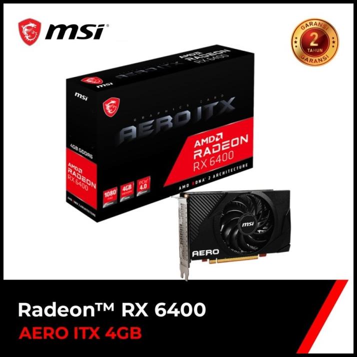 Jual Msi Radeon Rx 6400 Aero Itx 4B Gddr6 | Shopee Indonesia