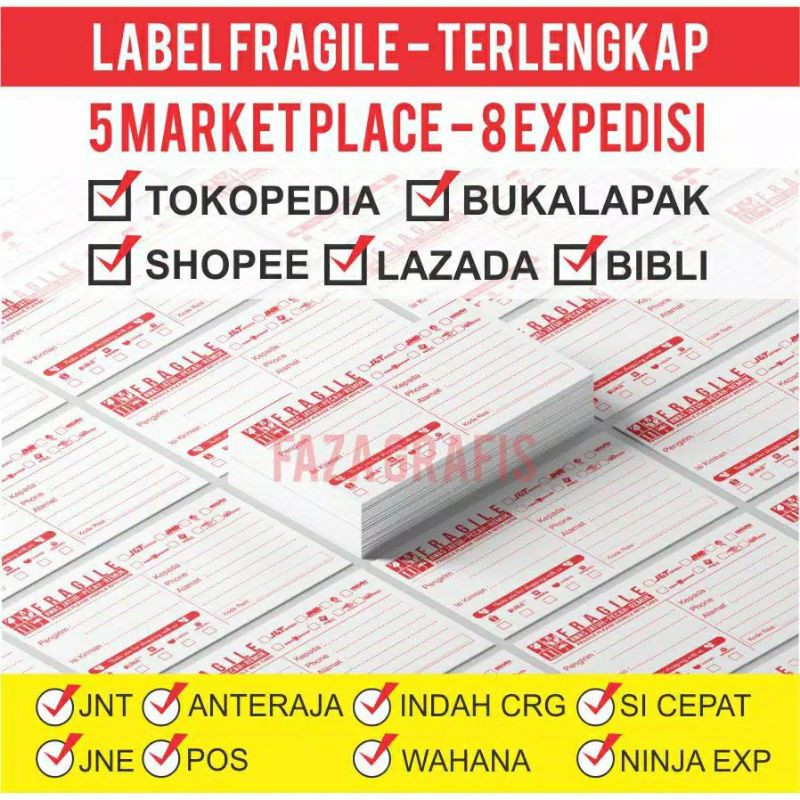 Jual Label pengiriman murah | Shopee Indonesia