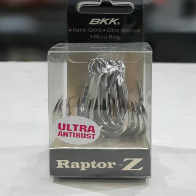 Garatéia BKK Raptor Z Ultra Antirrust com Micro Ring para Pesca