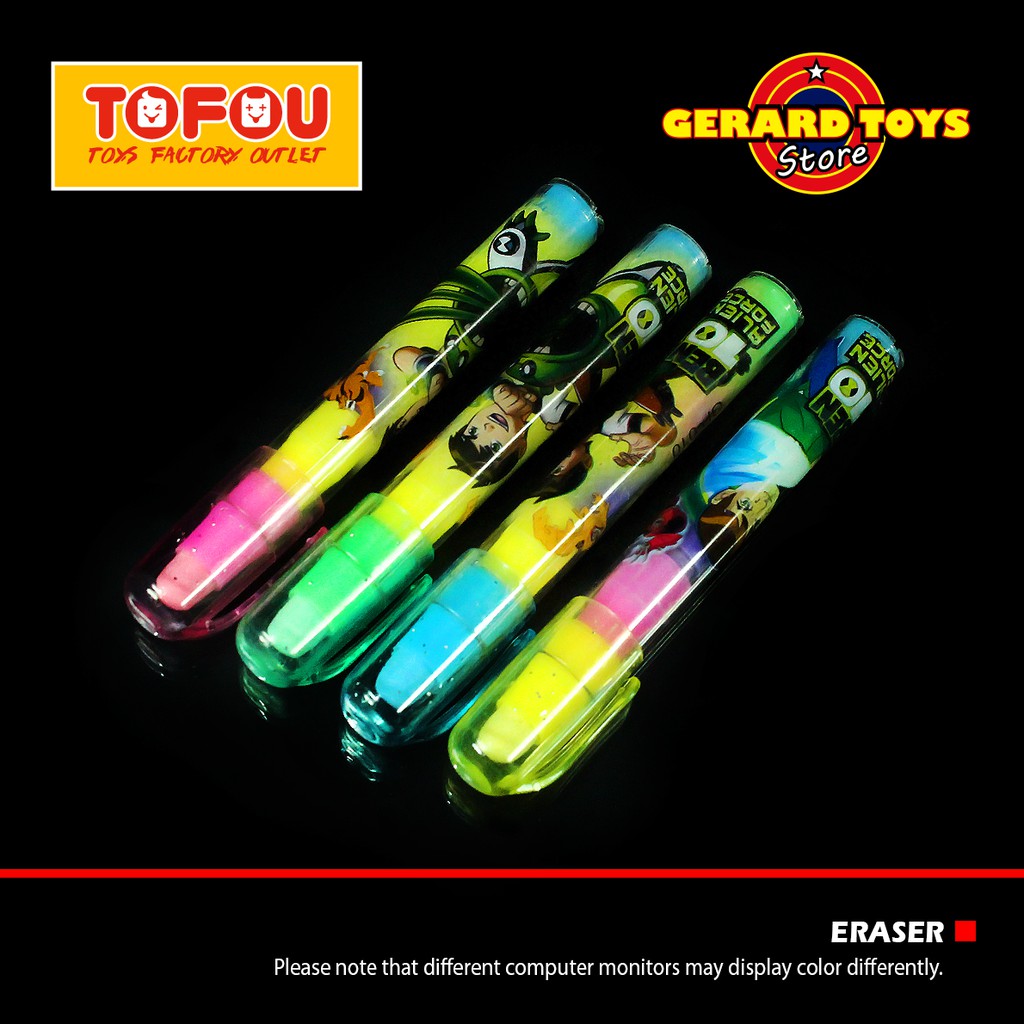 Jual Stationery Penghapus Eraser Susun Tancap Ben 10 MURAH BANGET ...
