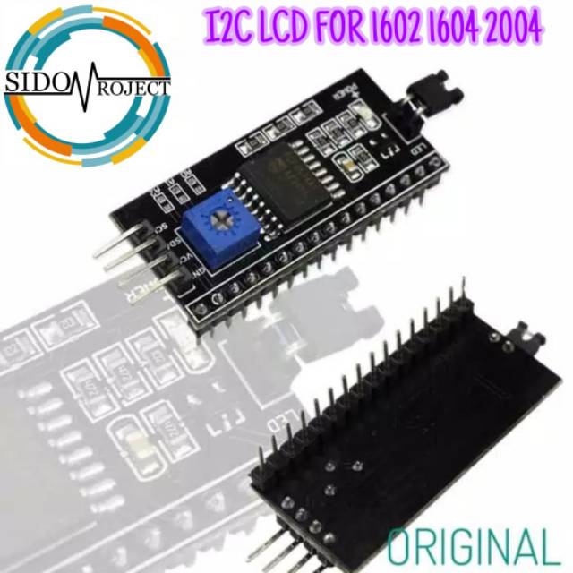 Jual Modul I2C LCD 1602 1604 2004 Interface Efisiensi Arduino Sensor ...