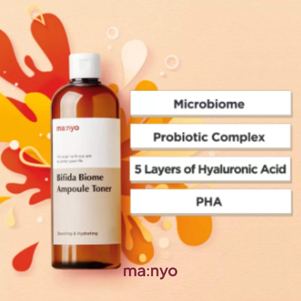 Jual Manyo Bifida Biome Ampoule Toner 300ml | Shopee Indonesia